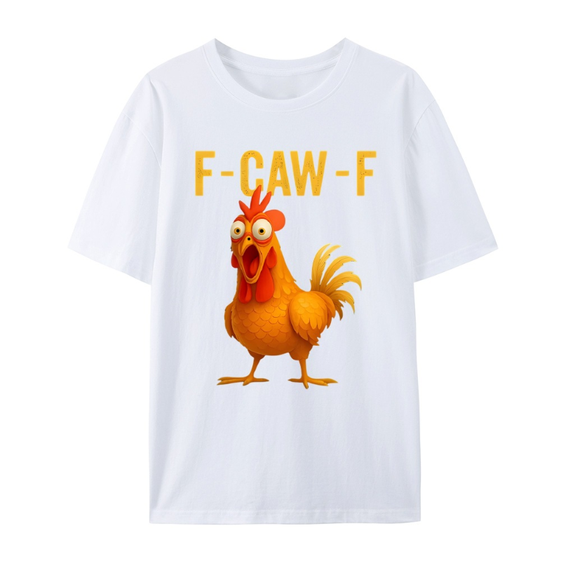 Rooster Graphic Oversized T-Shirt