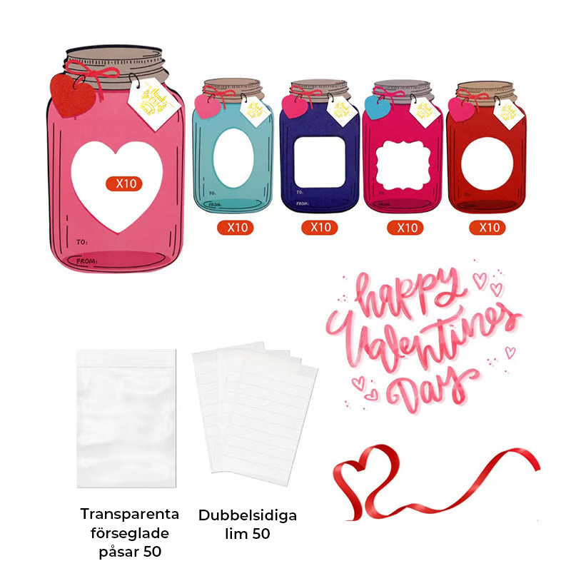 Mason Jar gratulationskort