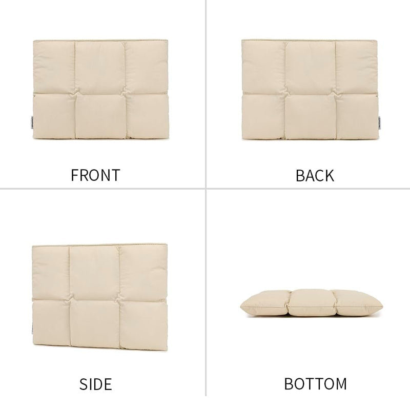 Quilted Puffy Laptop Sleeve Case