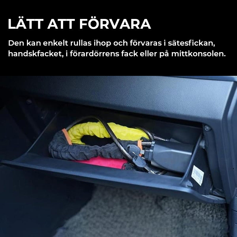 Rattlås, universal stöldskydd för bil med 2 nycklar
