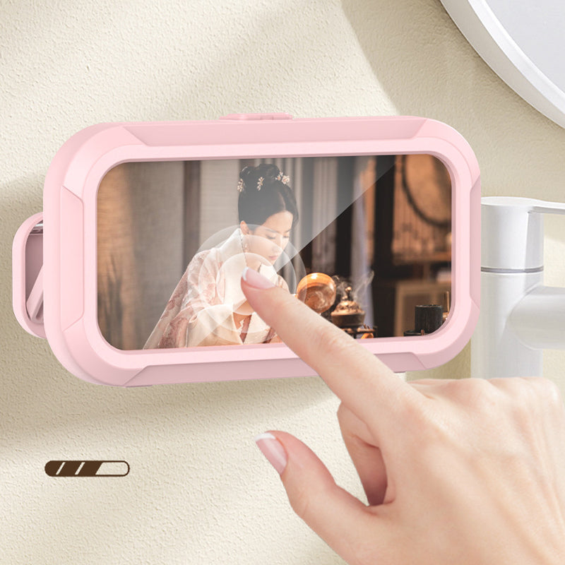 360 ° Rotation Can Touch Shower Phone Holder