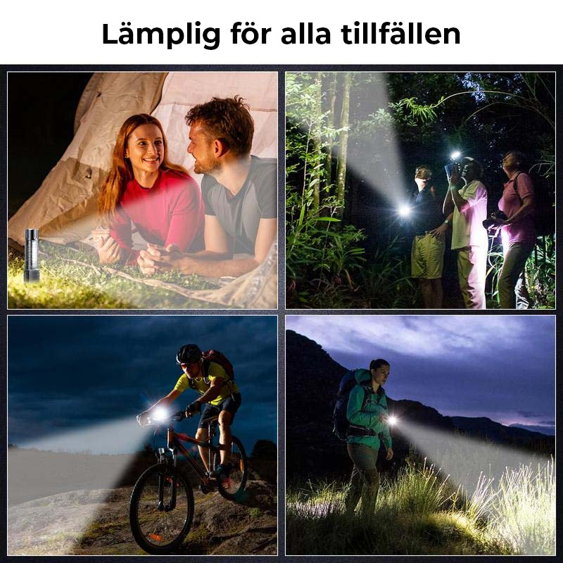 Vit laser med lång räckvidd Ultraljus ficklampa