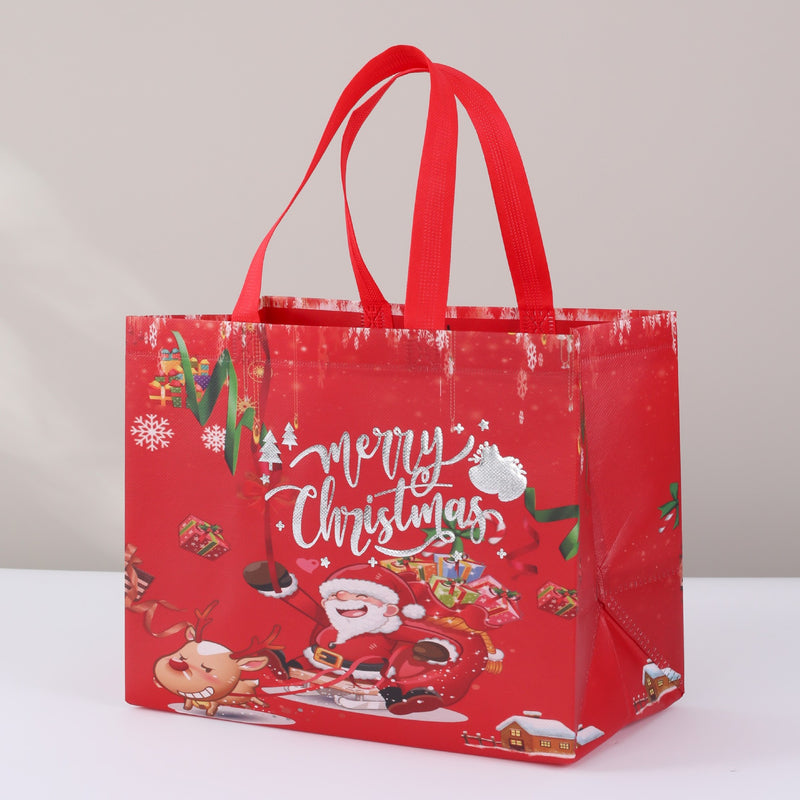 Christmas Non-Woven Gift Bag Set (16 Bags)