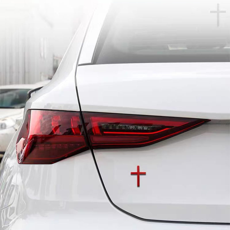 3D Cross Sticker