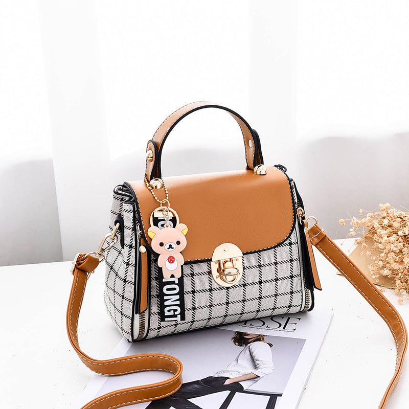 Plaid Pattern Handbag