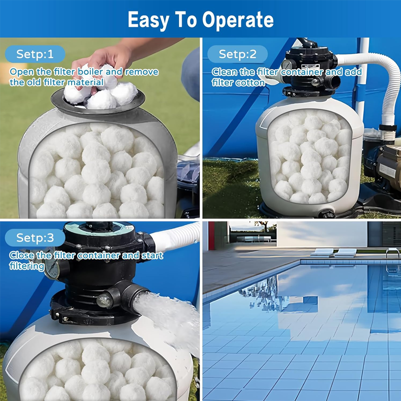 Pool filter balls