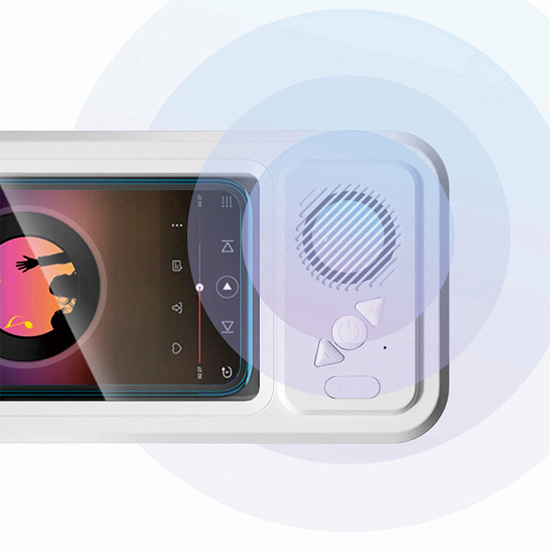 Shower Phone Holder with Bluetooth Speaker