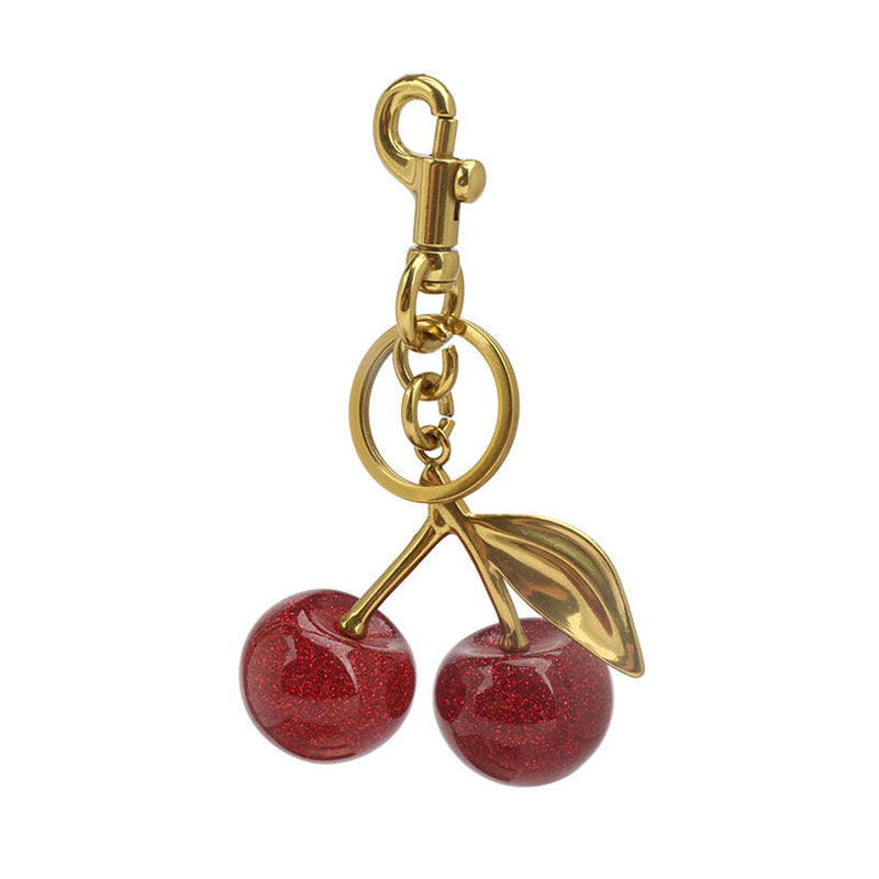 Cute Cherry Design Keychain