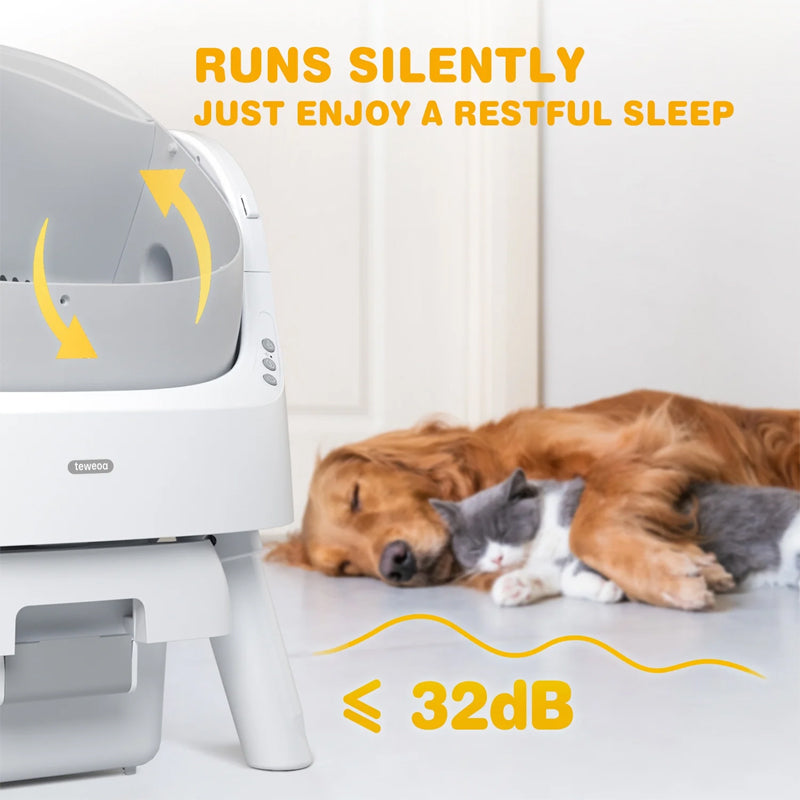 Automatic Self-Cleaning Cat Litter Box