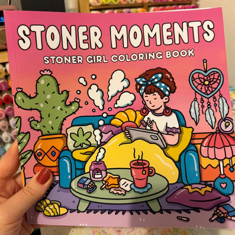 Easter gift Stoner Moments: Stoner Girl Coloring Book
