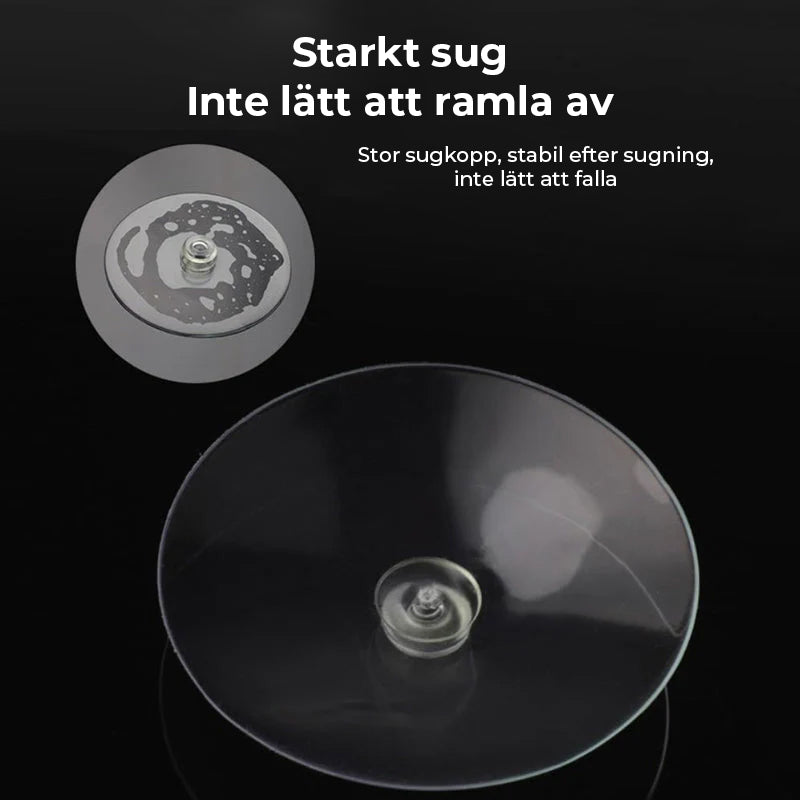Mini bluetooth duschhögtalare med LED-ljus