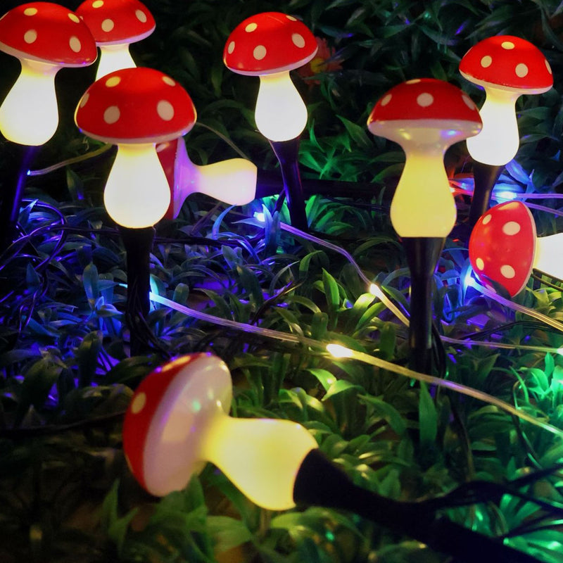 Solar Mushroom Garden Lights – Waterproof LED Outdoor Decor
