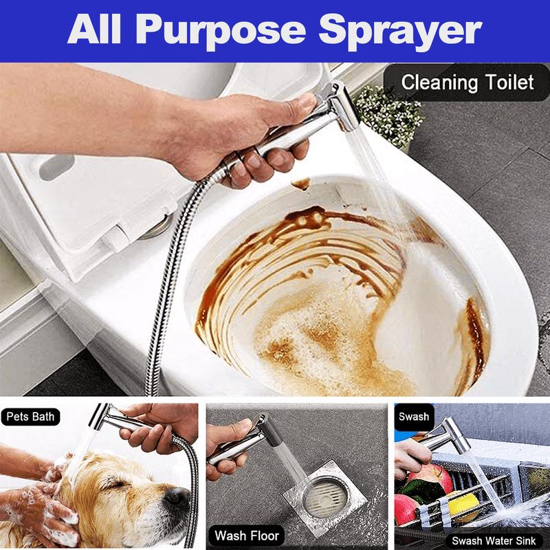 High-Pressure Toilet Cleaning Spray Gun