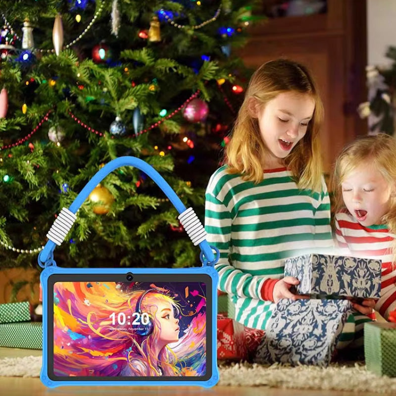 7-inch kids tablet with protective silicone case