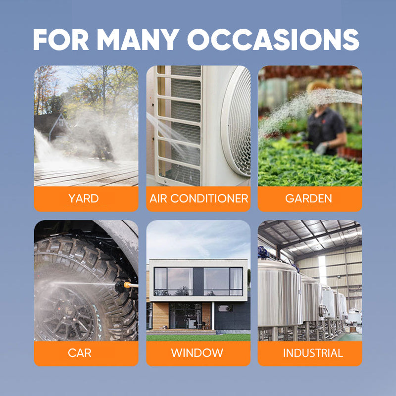 6-in-1 Spray Nozzle Car Wash Water Gun