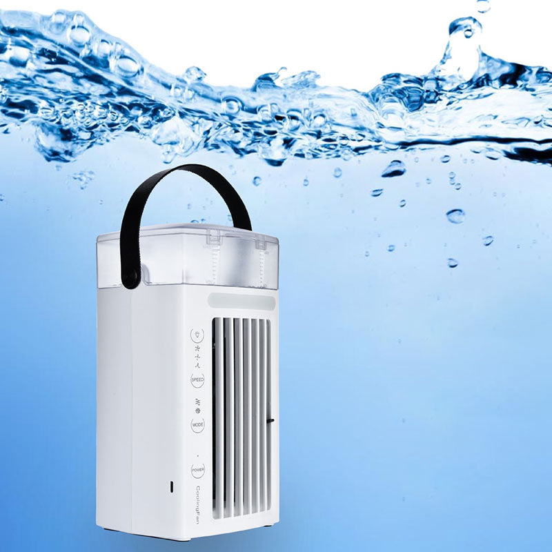 Portable Air Conditioners | Evaporative Cooler with Water Mist, 3 Speeds & Nightlight