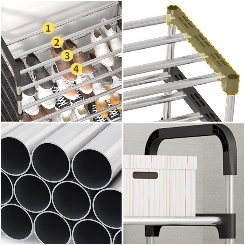 3/4/5 Tiers Stackable Shoe Rack