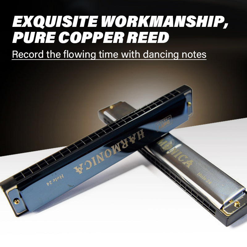 24-Hole C Key Harmonica