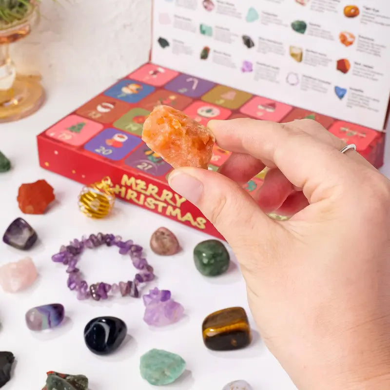 Christmas Advent Crystal Blind Box (24 Grids)