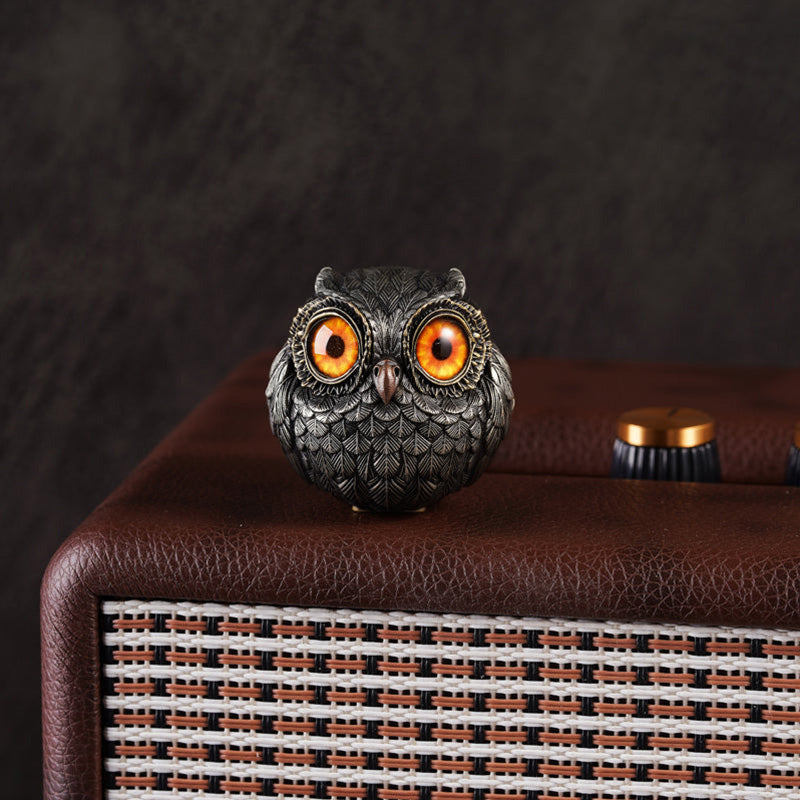 🦉Bronze Lucky Owl Guardian-The Wise Watcher of the Felt