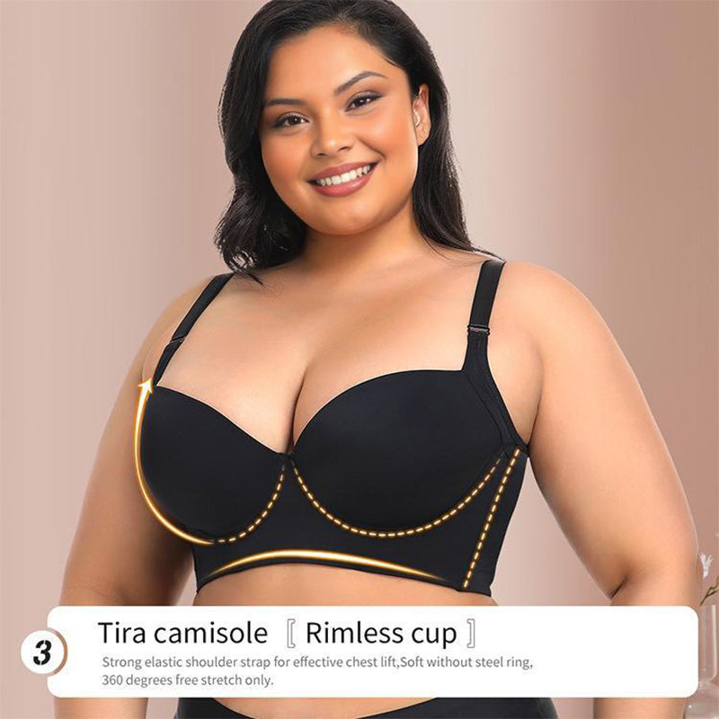 Comfortable Plus Size Anti-Sagging Bra for Women