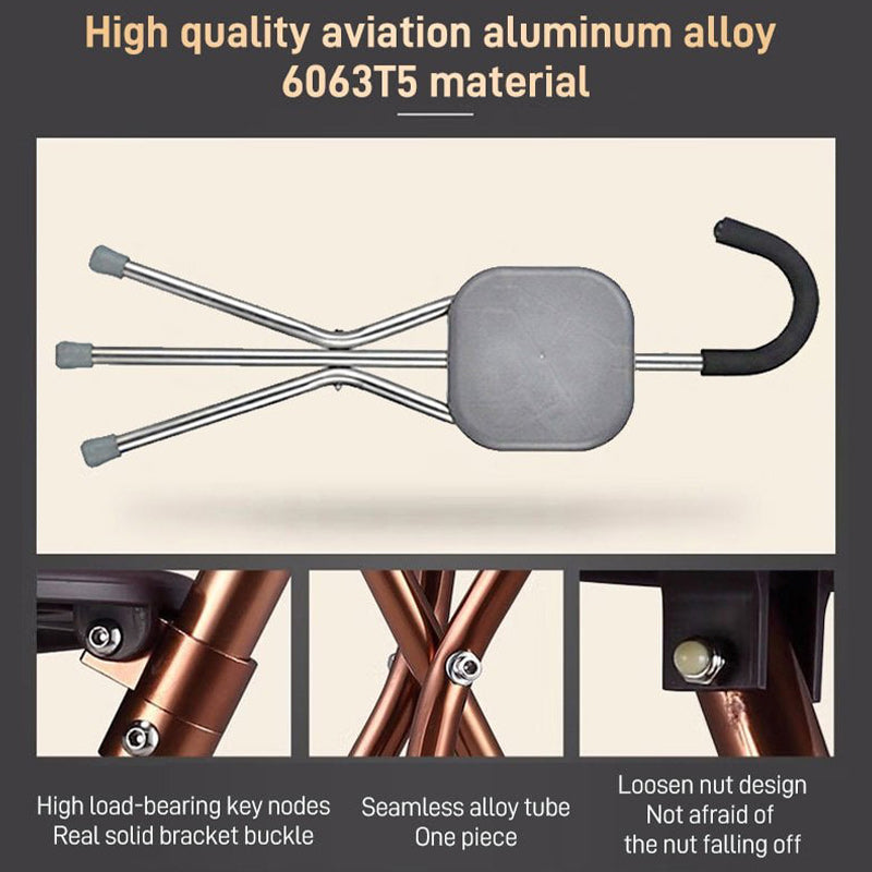 Foldable Walking Stick Chair