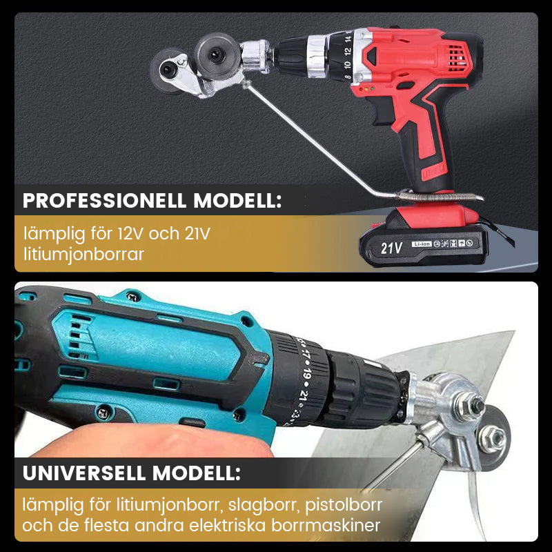 Elektrisk borrsax tillbehör Cutter Nibbler