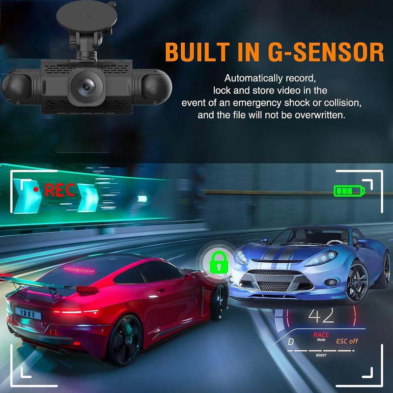 4-Channel 360° Dash Camera Set