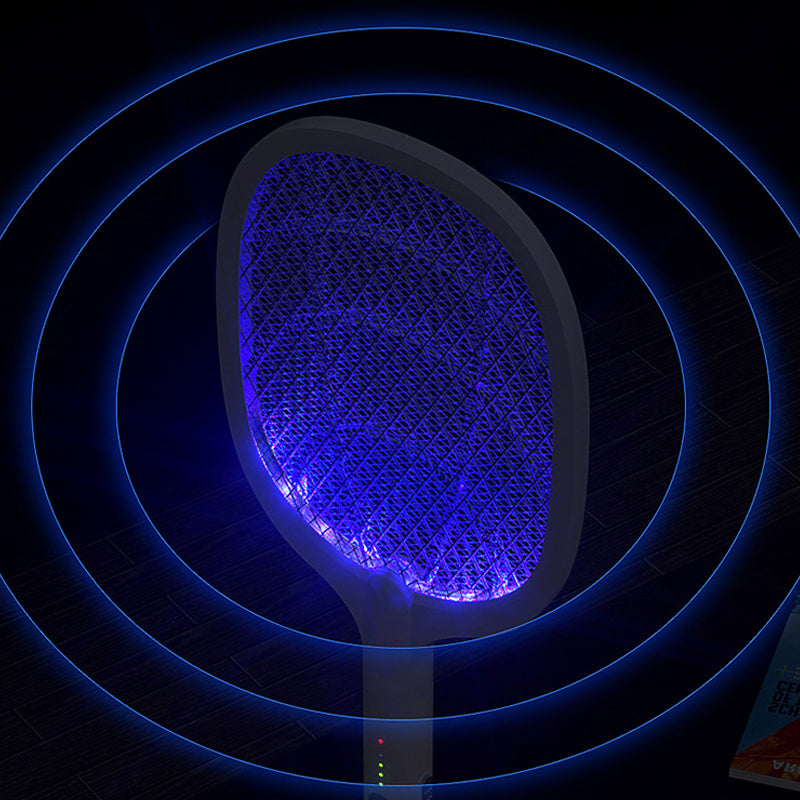 USB Rechargeable Electric Fly Swatter Large Insect Racket