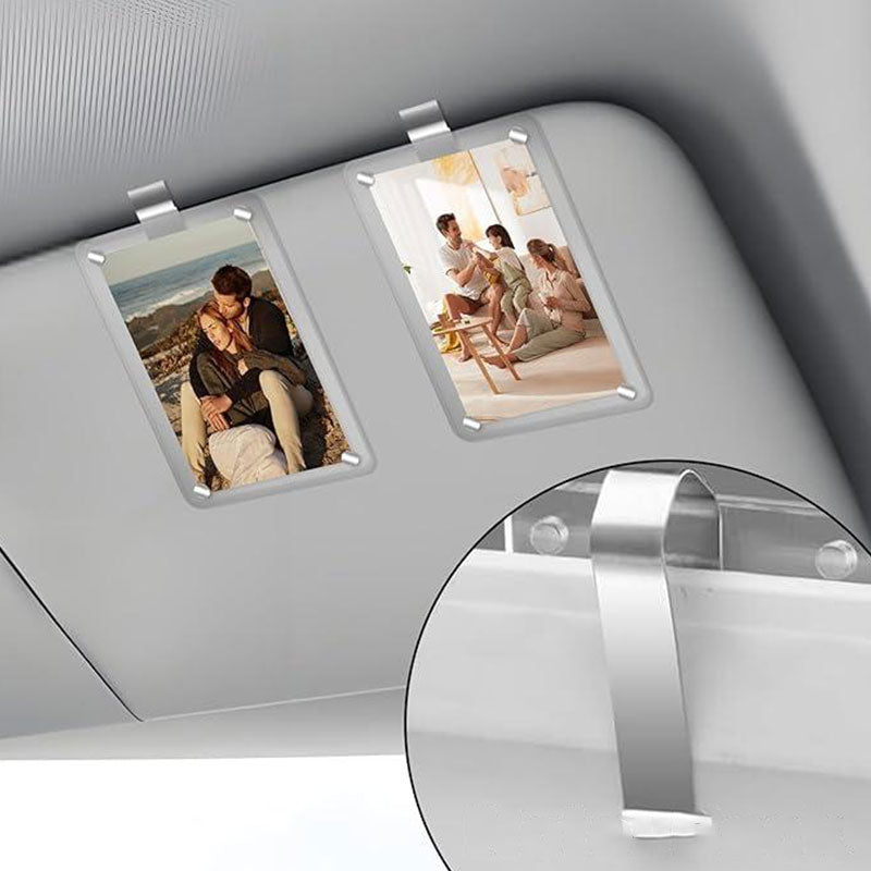 Car Sunshade Photo Frame Clip