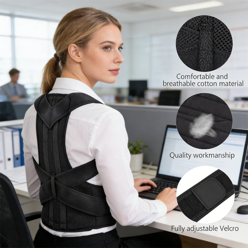 Premium Full Back Posture Corrector & Support Brace