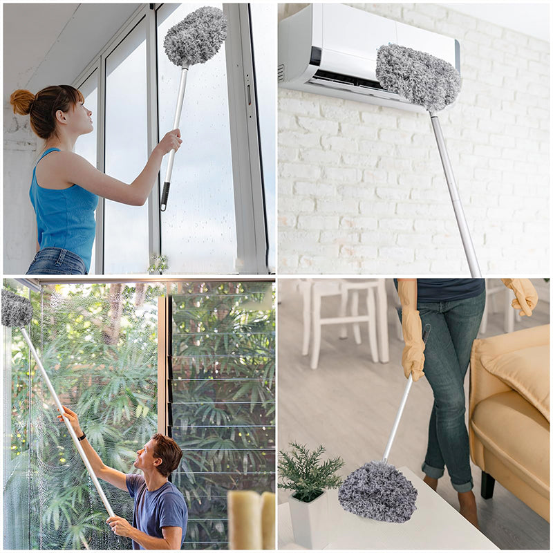 Adjustable, Washable Household Microfiber Duster