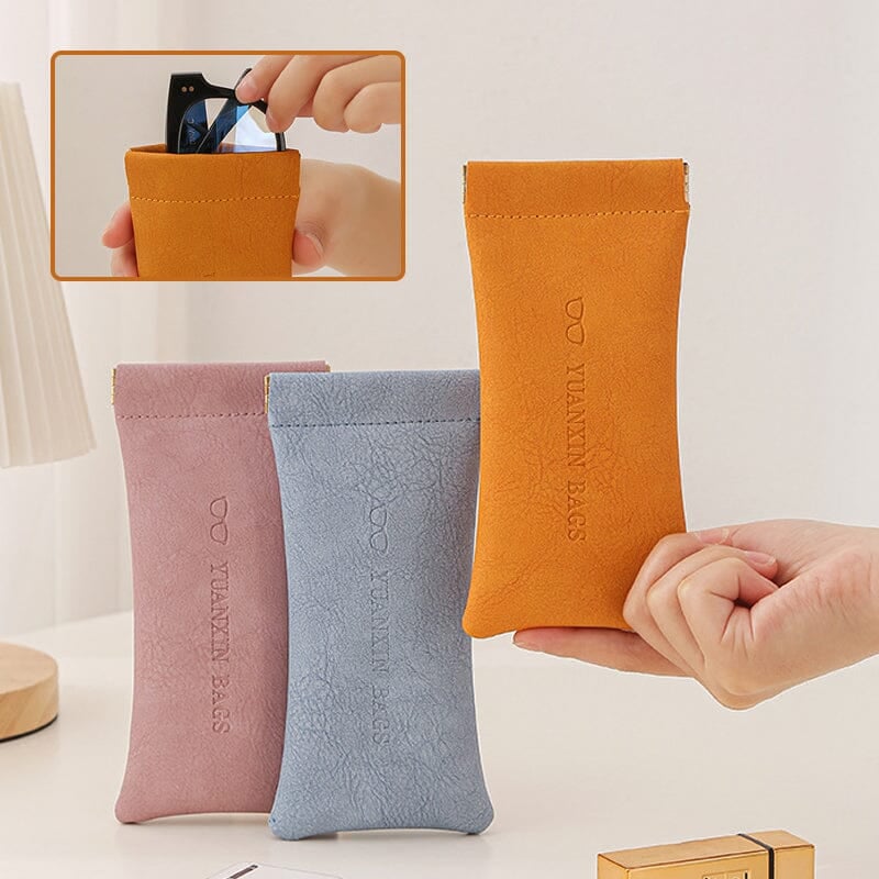 Bärbar komprimerad skärvbombglasögonfodral