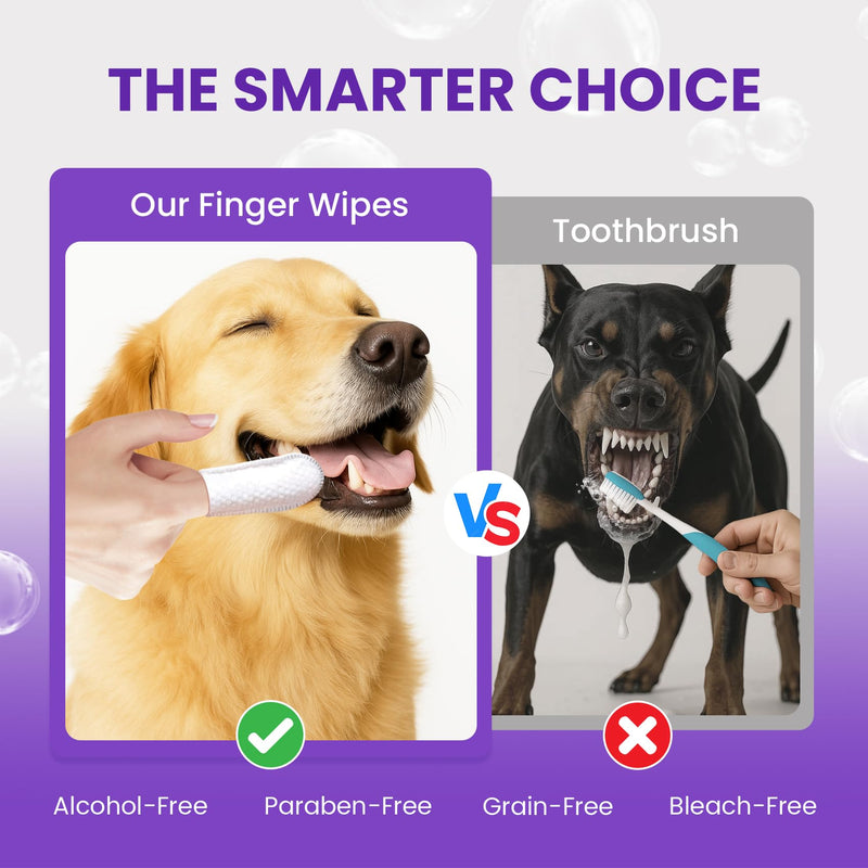 Pet Cleaning Finger Wipes