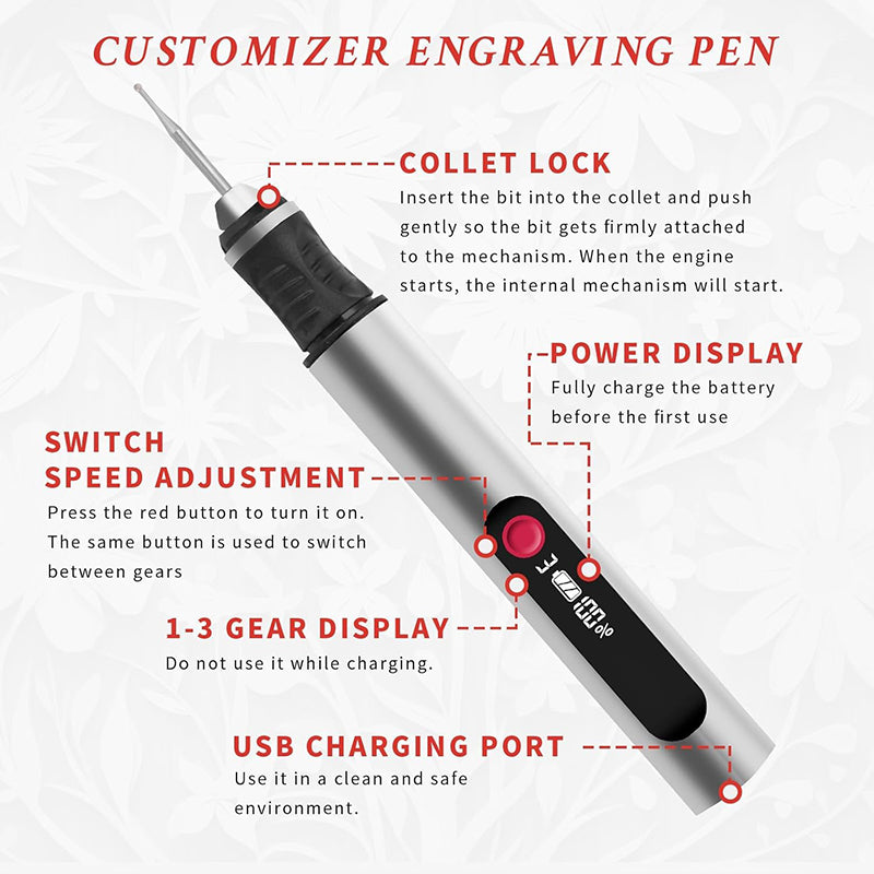 Cordless Portable Engraving Pen