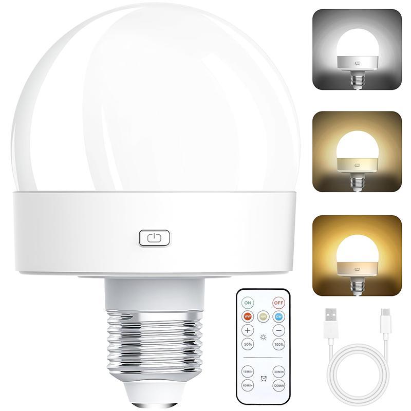 LED Bulbs with Remote Control, Dimmable and Timer