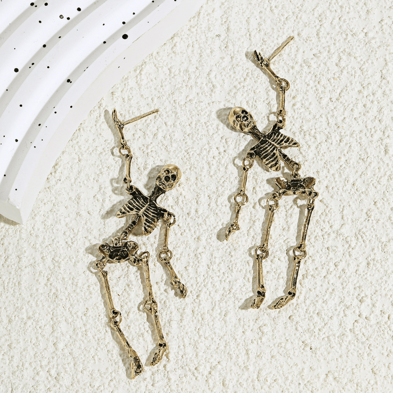 Halloween Horror Personality Skull Earrings