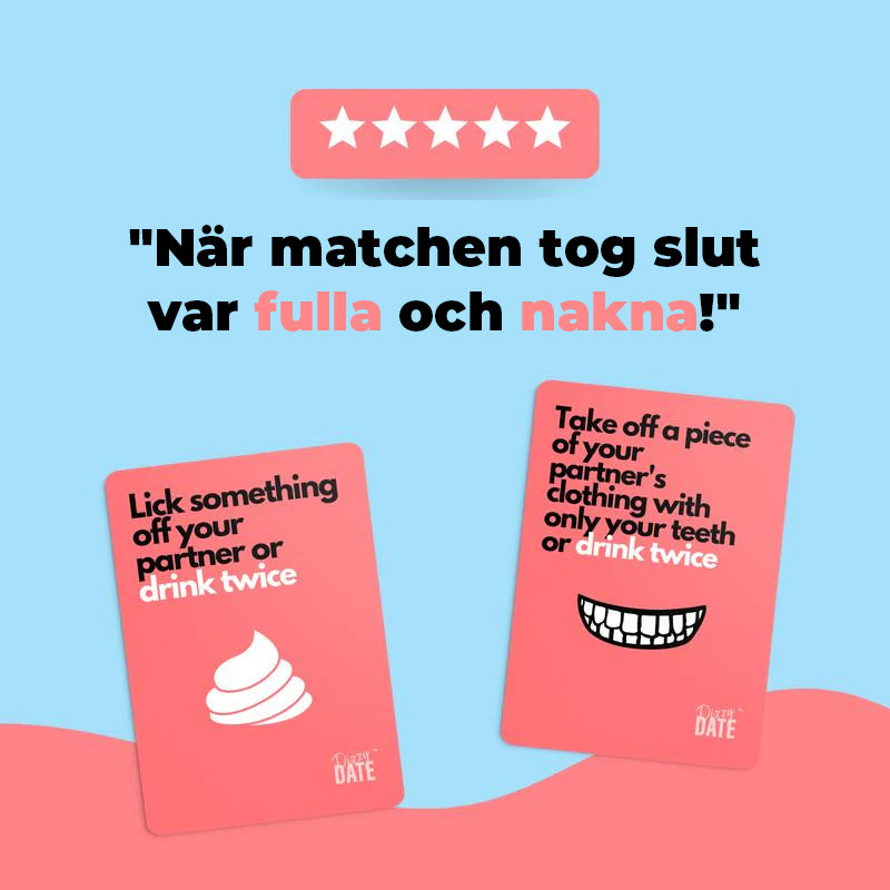 Dizzy Date - Kortspelet för dejtkvällar och fester