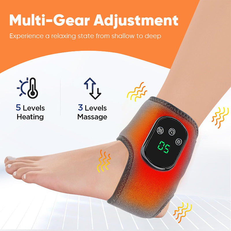 Rechargeable Ankle Heat & Massage Wrap