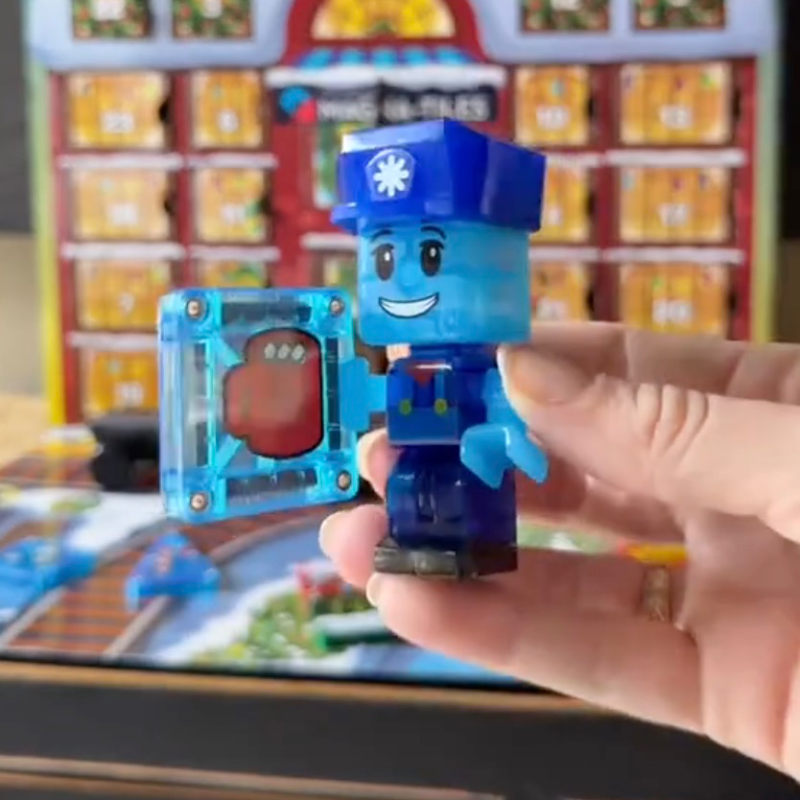Christmas Advent Calendar Magnetic Construction Set