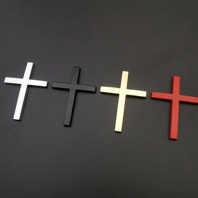 3D Cross Sticker