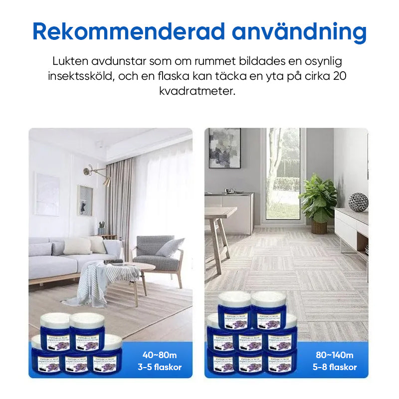 Kraftfull säker kackerlacka avvisande eterisk olja