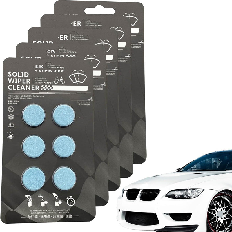 Solid Windshield Wiper Cleaner Tablets