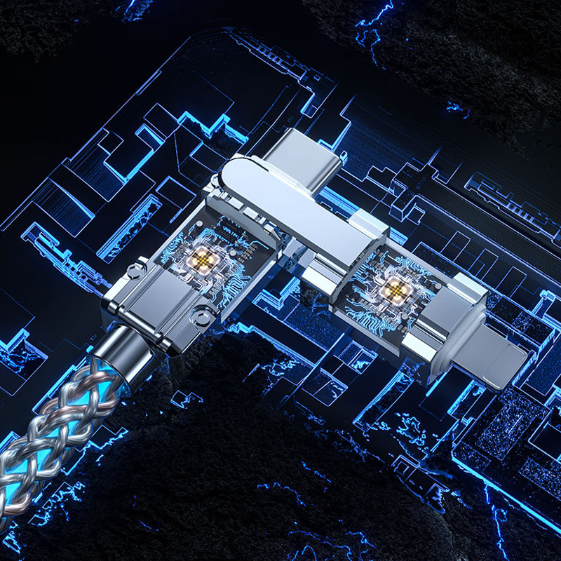 Four-in-One 100W Colorful lights Data Cable