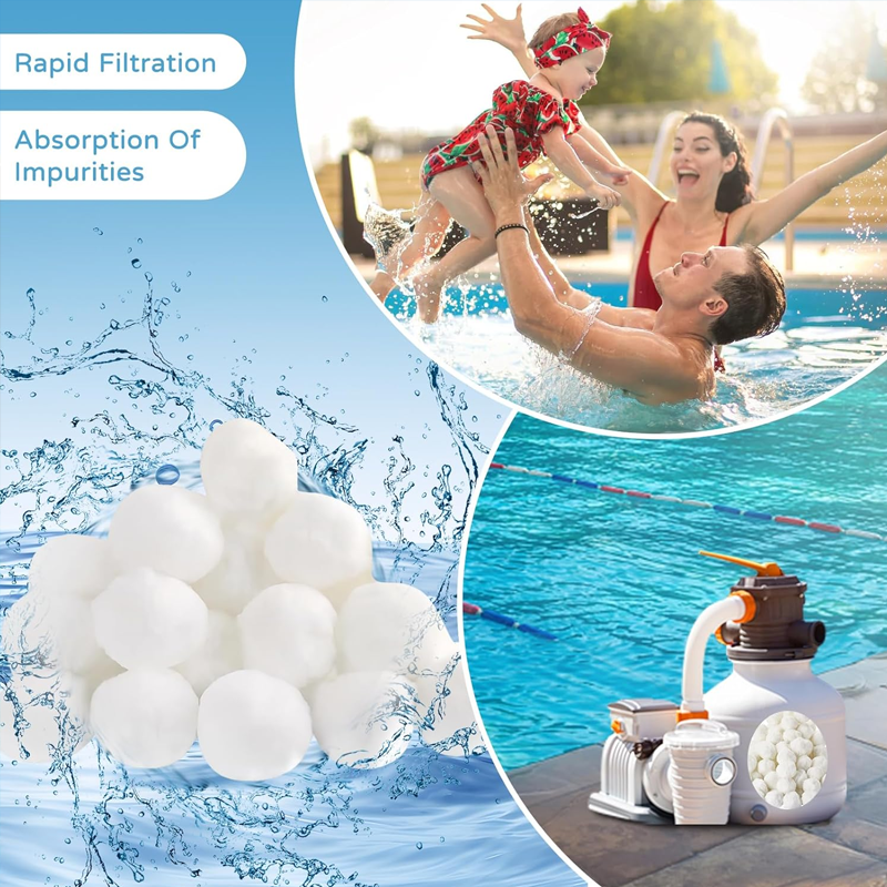 Pool filter balls