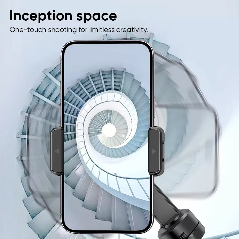 Smart 3-Axis Gimbal Stabilizer with AI Tracking – Professional Video Shooting Tool