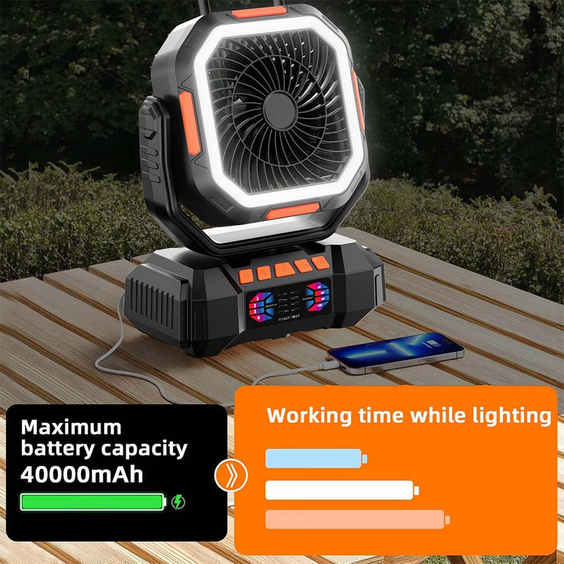 Portable Rechargeable Camping Fan
