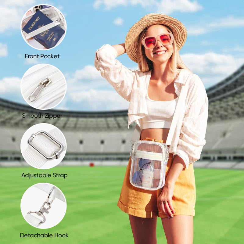 PVC Transparent Crossbody Bag