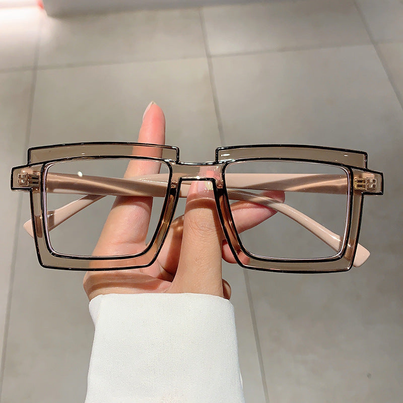 Anti-blue Light Color Block Eyeglasses