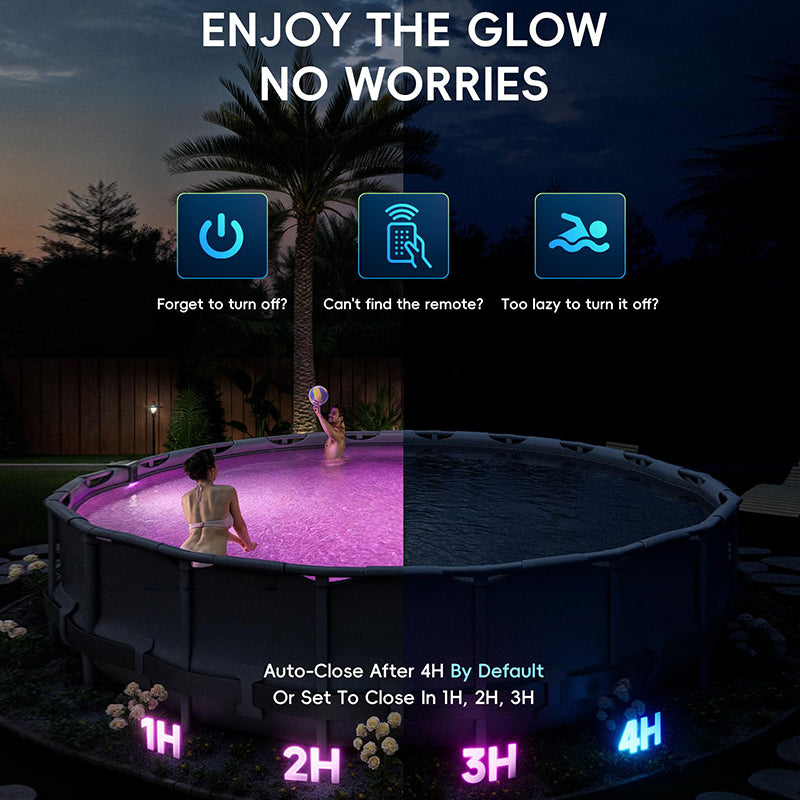 Poolside Solar Light